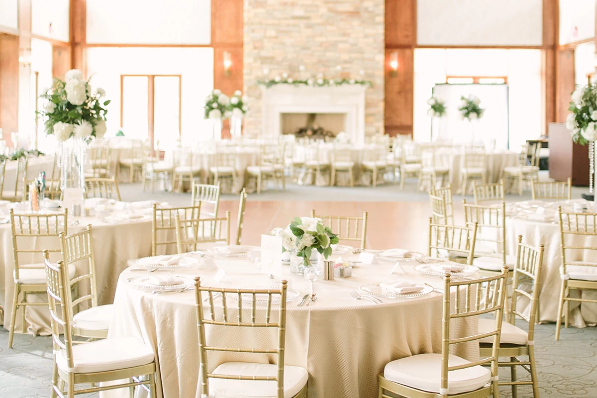 elegant wedding reception 