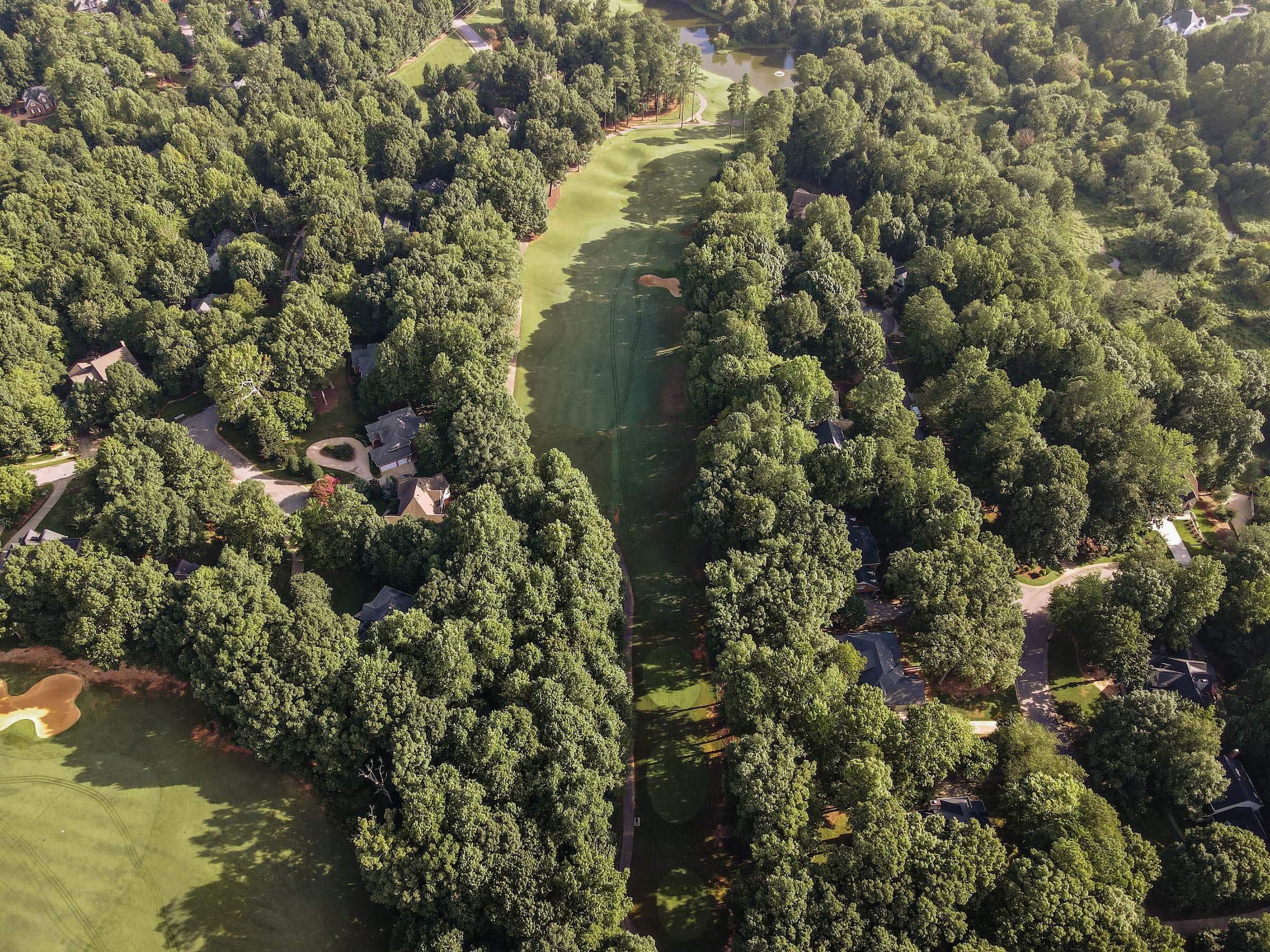 Hole #11 at Devils Ridge Golf Club in Holly Springs, NC