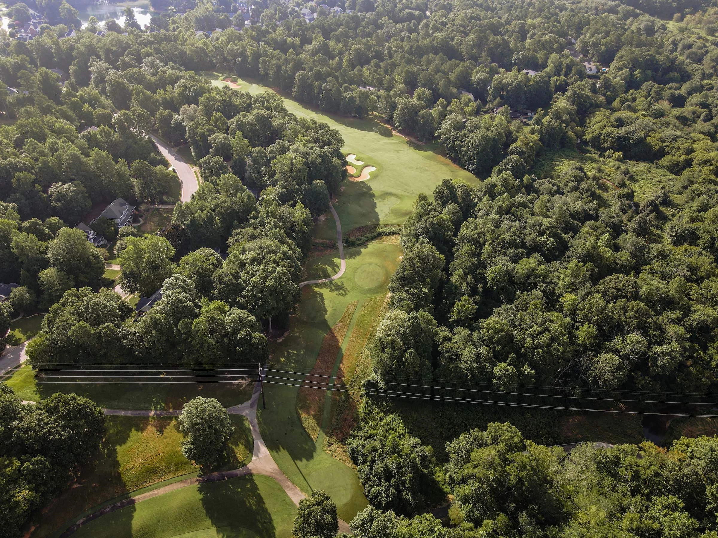 Hole #13 at Devils Ridge Golf Club in Holly Springs, NC