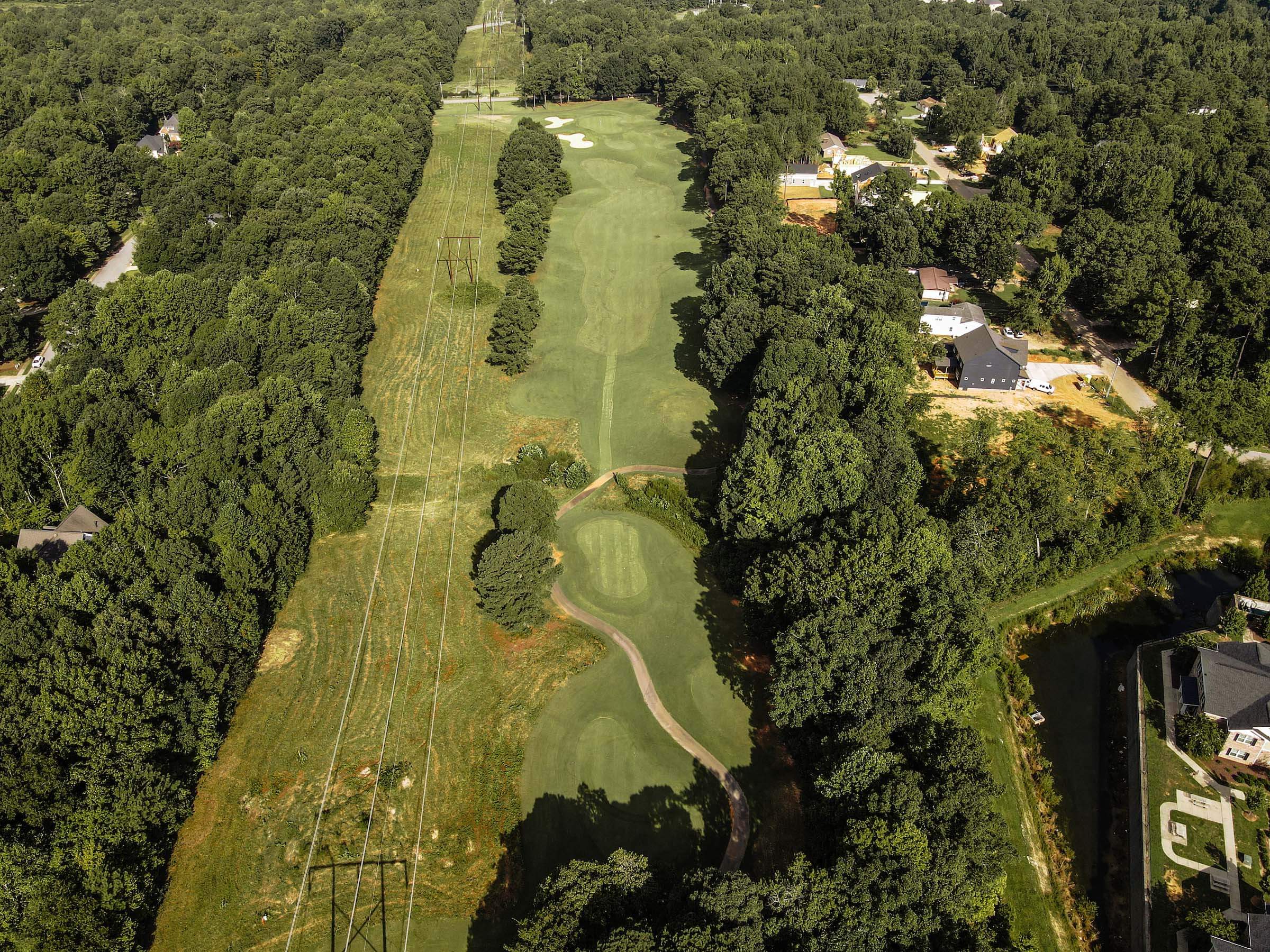 Hole #15 at Devils Ridge Golf Club in Holly Springs, NC