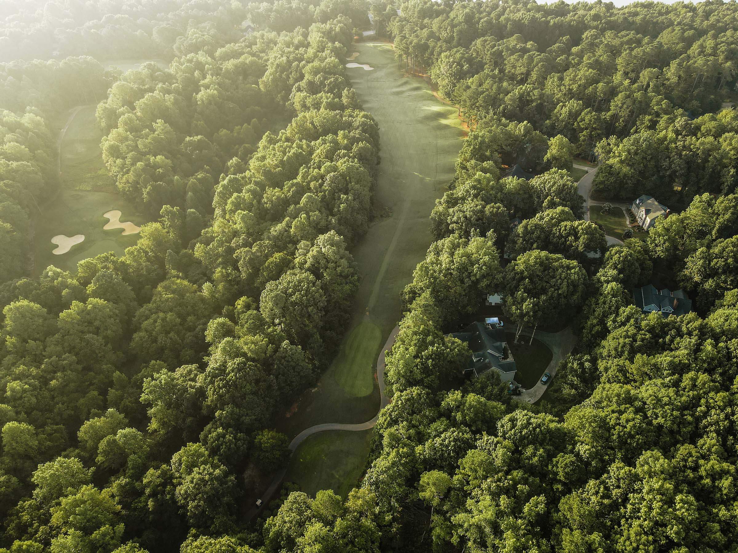 Hole #3 at Devils Ridge Golf Club in Holly Springs, NC