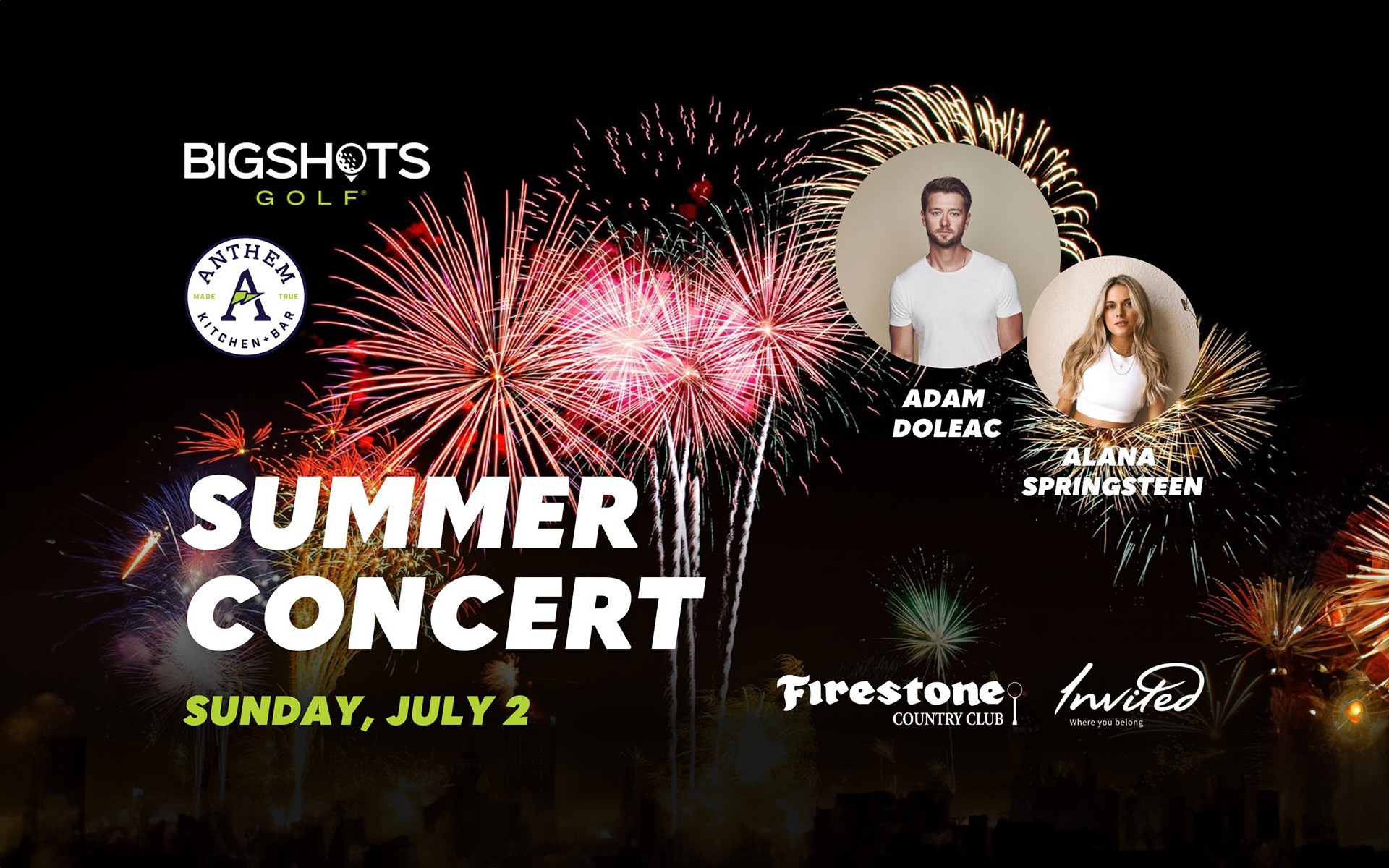 Anthem Summer Concert Celebration in Akron, OH Firestone Country Club