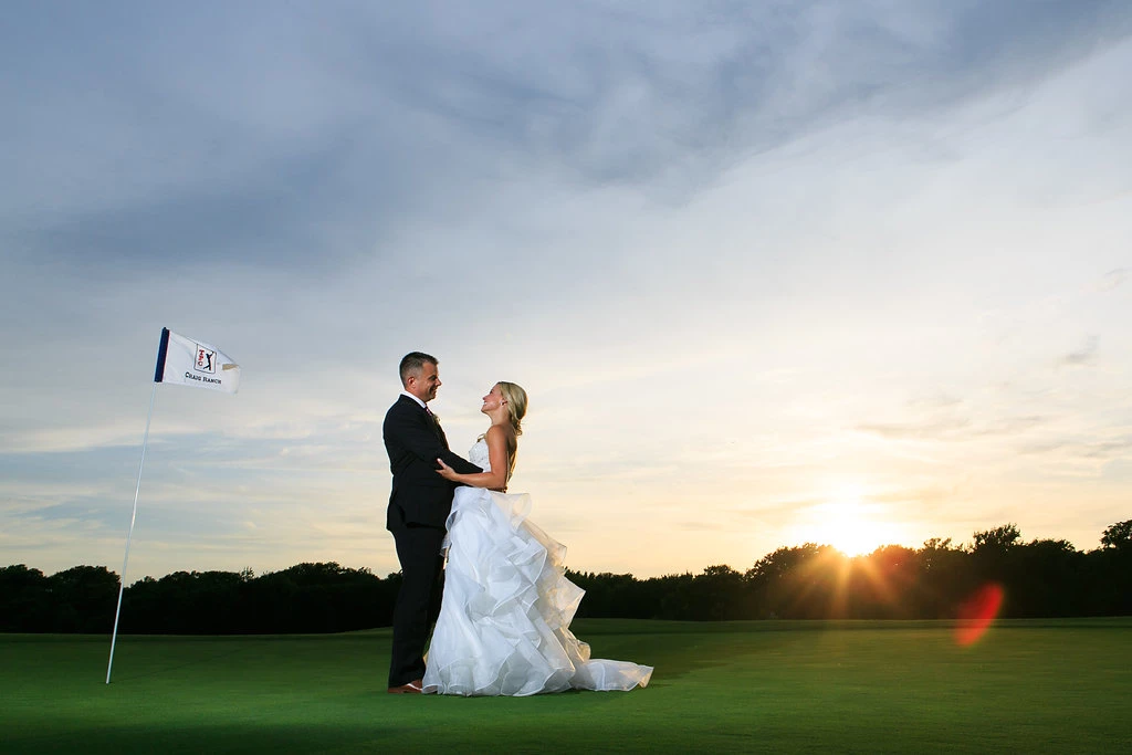 TPC Craig Ranch - Wedding Couple on Green